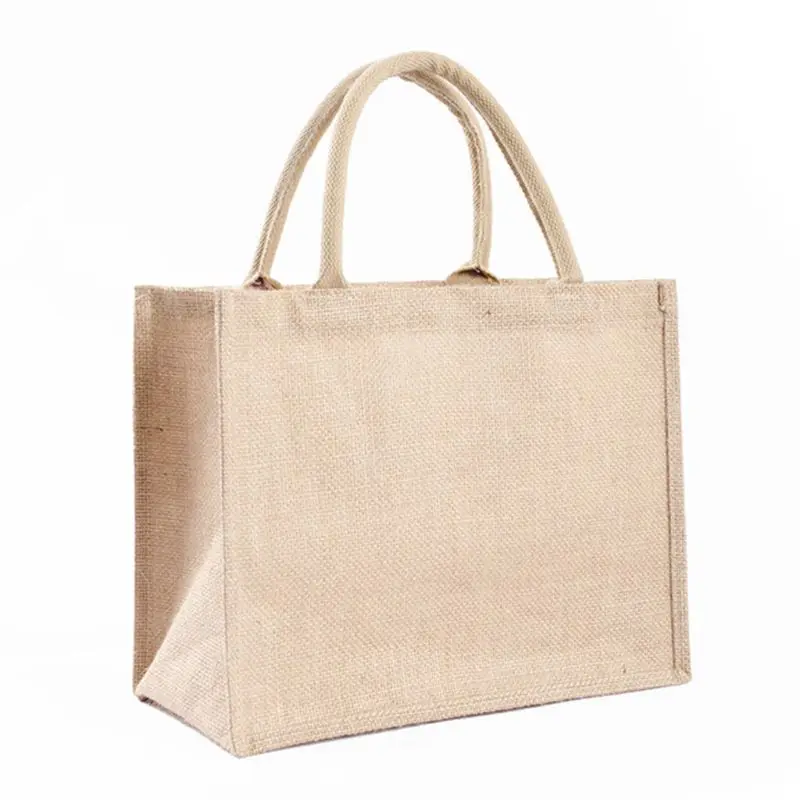 

Multifunction Jute Tote Reusable Foldable Shopping Bags Grocery Storage Pouch
