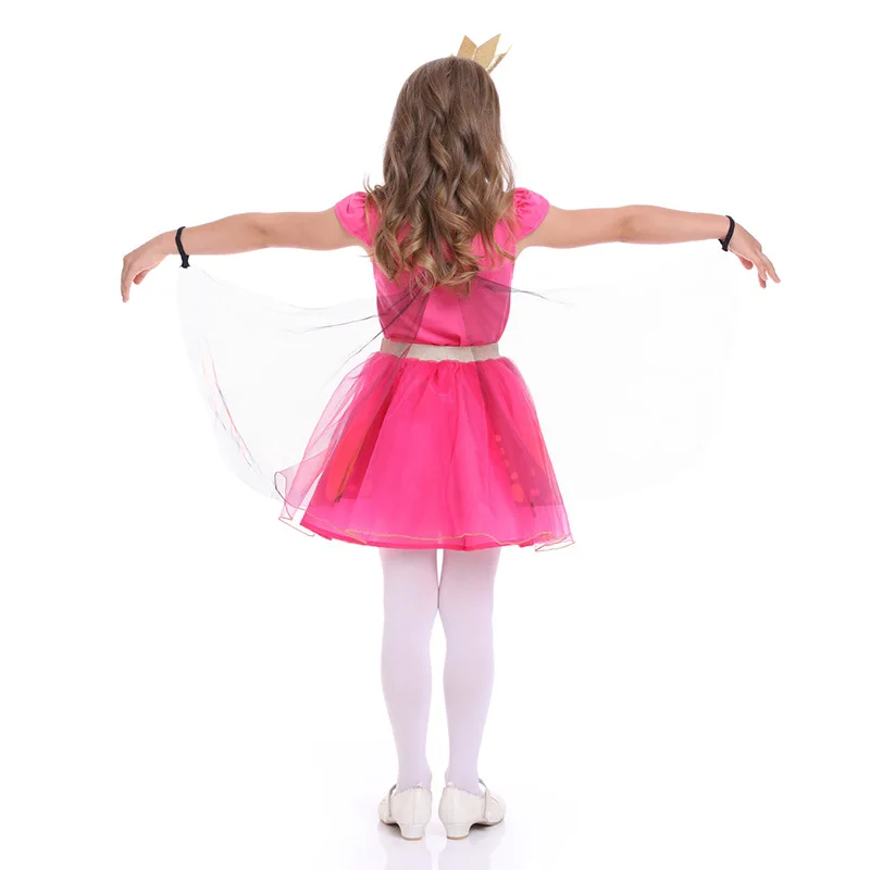 

Anime Clothing Girls Costume Cosplay Dress Princess Halloween Prom Birthday Party Kids Clothes Girls Pink Tulle Skirts Dresses