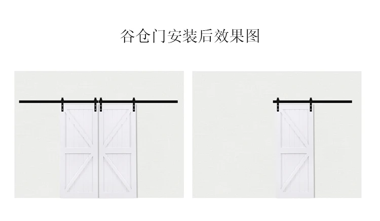 

Barn door/sliding track DIY accessories bjd ob1 doll house mini model 80021