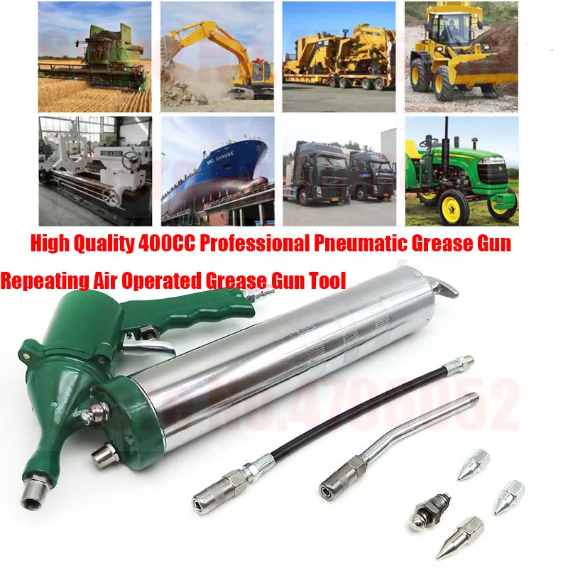

400CC Professional Pneumatic Grease Gun Repeating Air Operated Grease Gun Tool