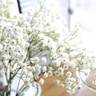 1 ветка 65 см 90 головок, искусственные цветы Babysbreath цветок свадебное украшение вечерние DIY Скрапбукинг поделки тычинки