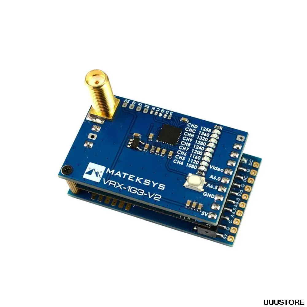 MATEK Systems VTX-1G3SE-9 1 2 ГГц 3 9CH FPV видеопередатчик со стандартом VRX-1G3-V2 Wid Band