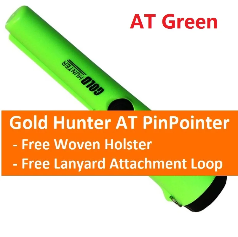 AT Green Gold Hunter AT IP68 водоотталкивающий контактный указатель ручной Золото Профессиональный металлоискатель Подземный детектор металла - Цвет: AT Green