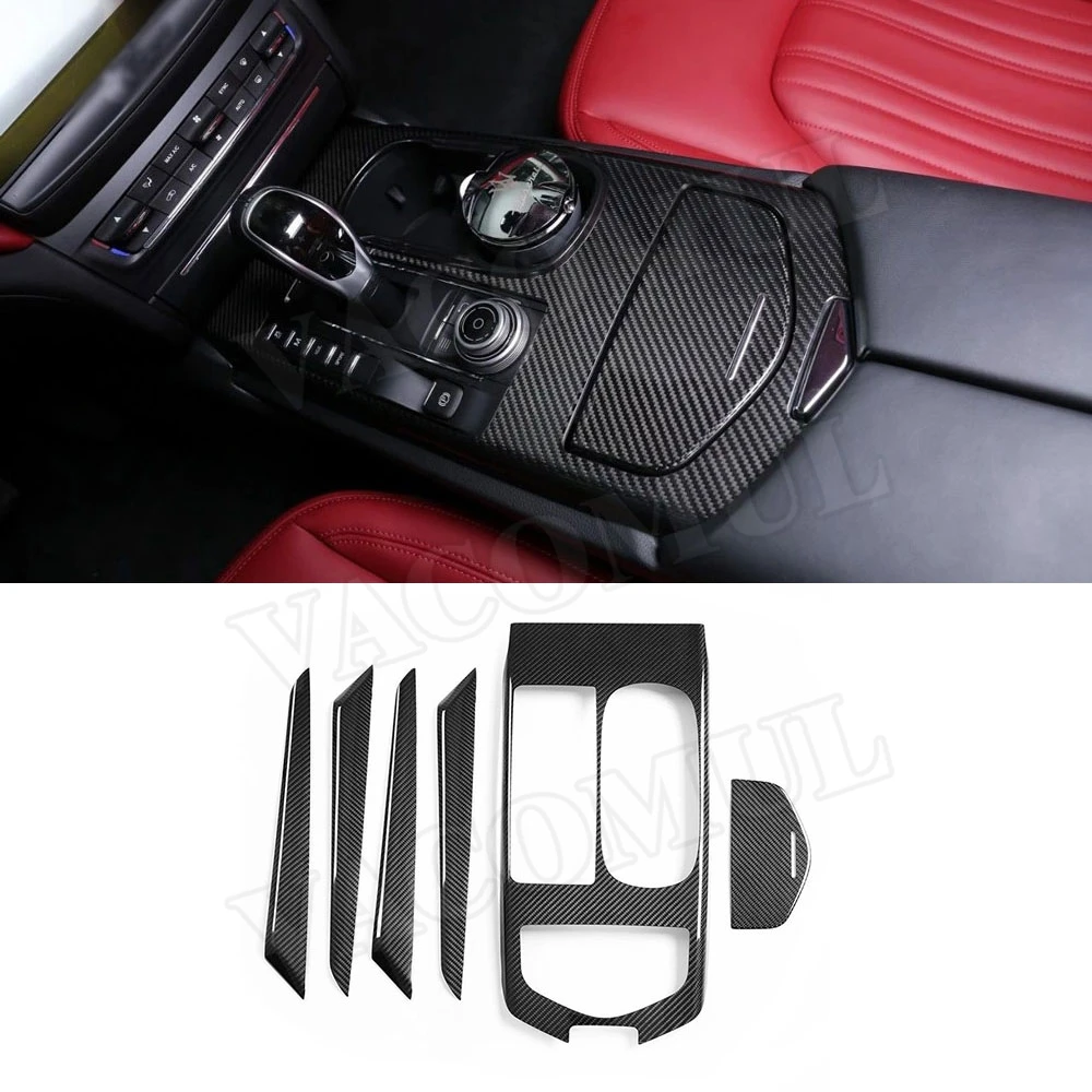 

Центральная консоль из углеродного волокна для сухих автомобилей, панель переключения передач, внутренняя отделка двери, декоративные пол...