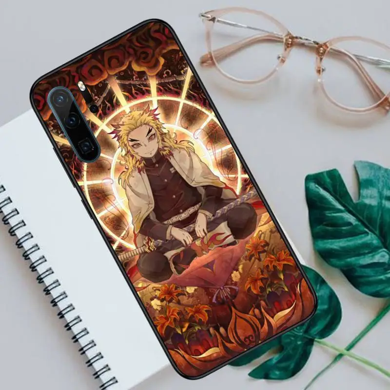 

Kyojuro Rengoku anime Demon Slayer Phone Cases For Huawei honor Mate P 10 20 30 40 Pro 10i 9 10 20 8 x Lite funda coque