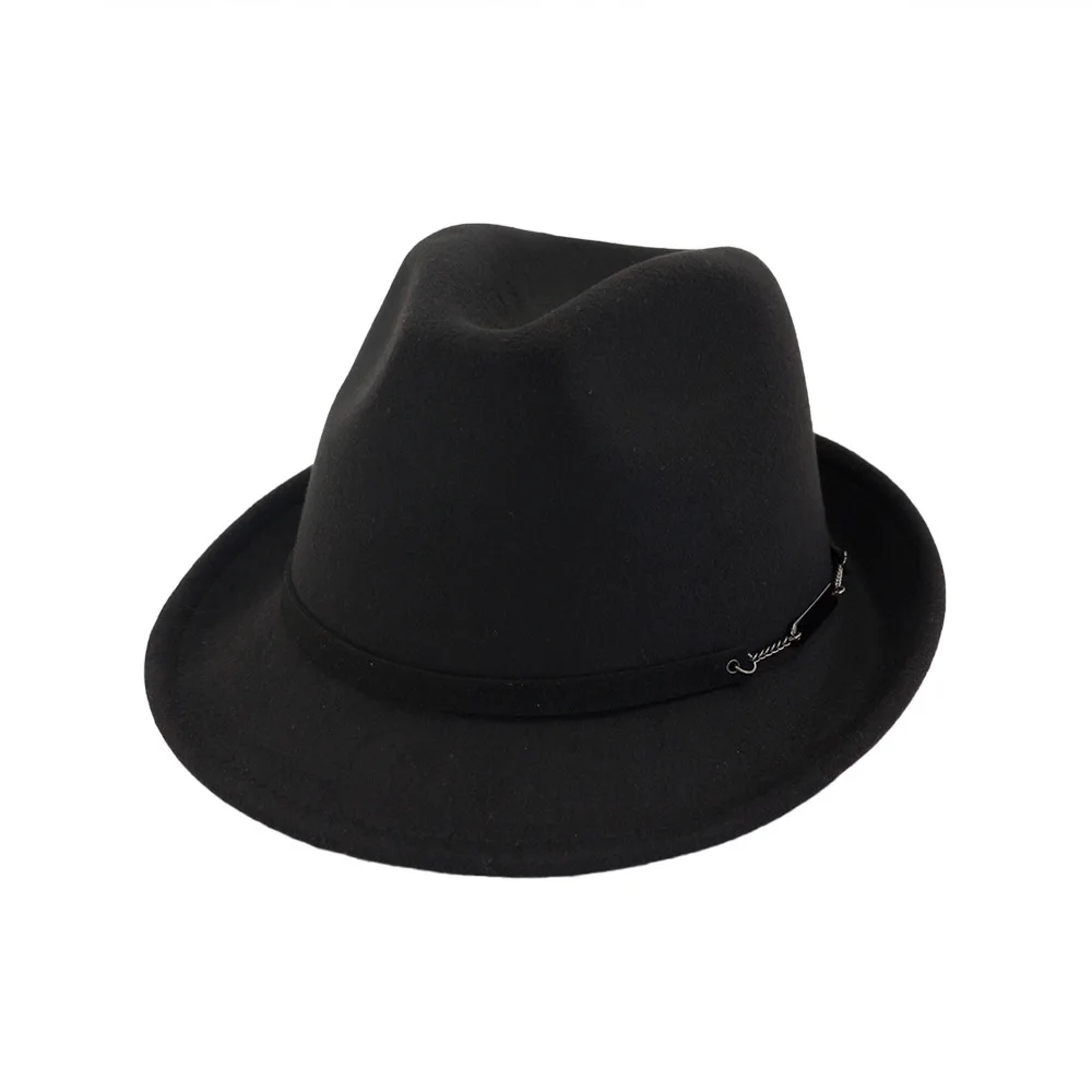 Английская Ретро фетровая шляпа sombrero для мужчин и женщин мужская Ковбойская