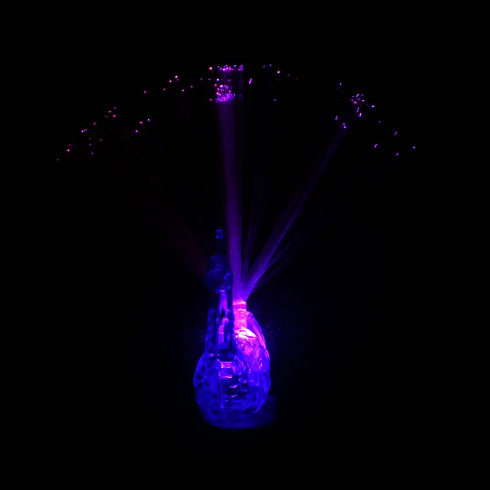 

LED Luminous Peacock Peafowl Finger Ring Party Props Christmas Gifts For Kids*