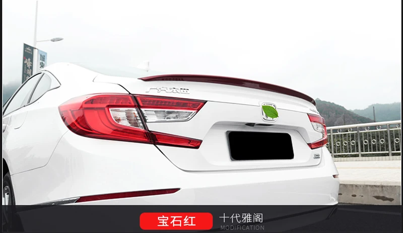 

ABS Plastic Painting Color Car Tail Wing Decoration Fit for Honda Accord 2018 10Th Rear Trunk Spoiler