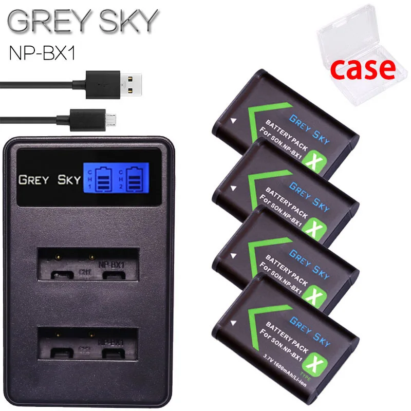 NP-BX1 NP BX1 NPBX1 аккумуляторы + ЖК двойное зарядное устройство USB для Sony DSC RX1 RX100 AS100V M3 M2