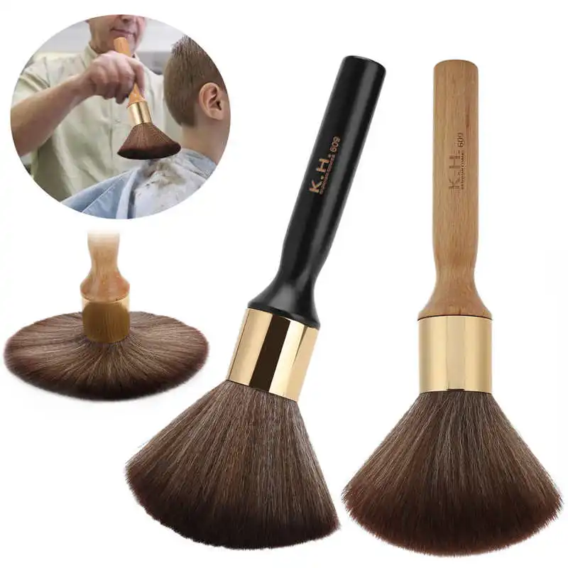 

Professional Accessories Hairdresser Broken Hair Sweep Brush Neck Face Duster Professional Salon Barber Hairdressing Brush