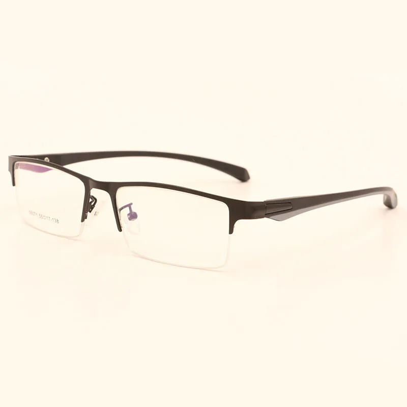 

Men's Business Glasses Frame Metal Half Frame Glasses Frame with Computer Glasses