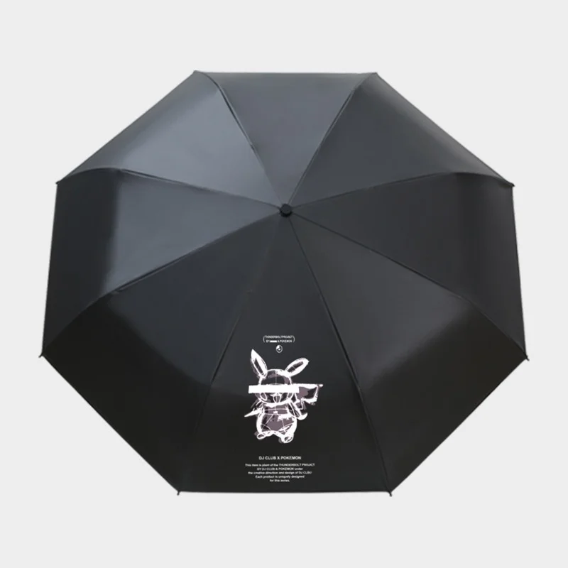 Зонт Покемон Пикачу мультяшный аниме полностью автоматический зонт от дождя