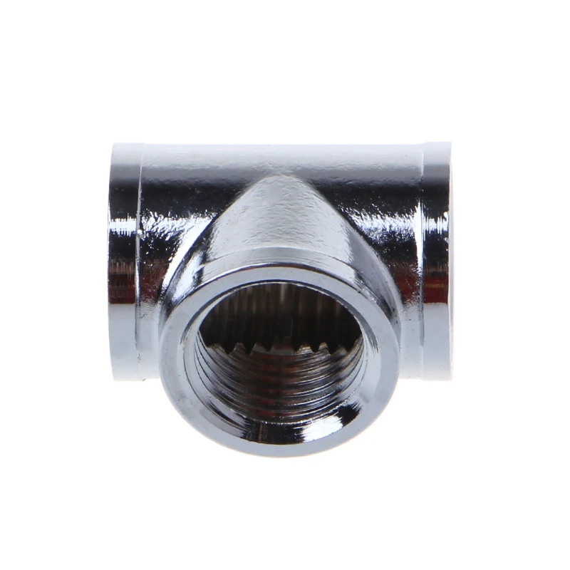 

T Shape Tee Splitter 3 Way Connector G1/4 Thread Computer Water Cooling Fitting