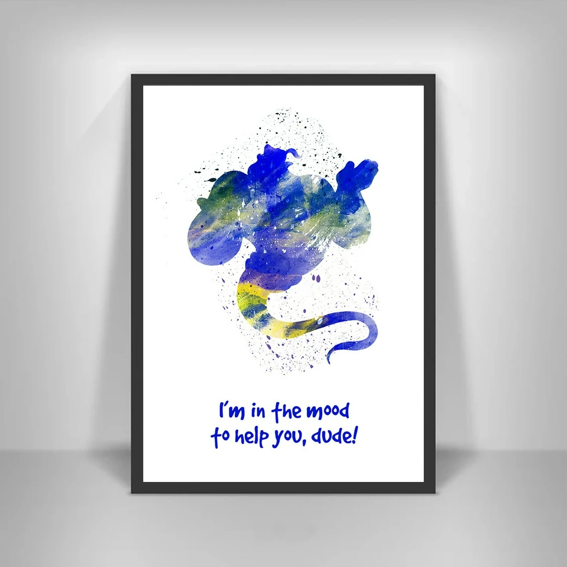 

Aladdin And Gin Japanese Anime Poster Alternative Minimalist Art Canvas Poster Prints Home Decoration Wall Painting (No Frame)