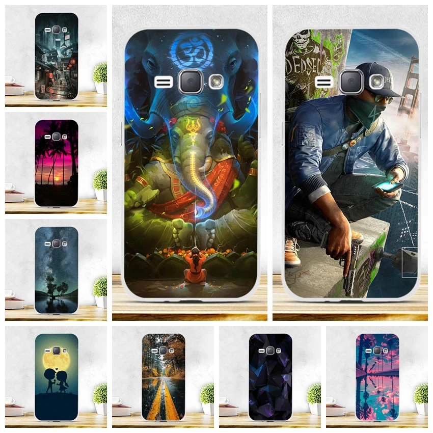 Чехлы TPU для Samsung Galaxy J1 6 2016 Обложка мягкого силиконового чехла J120 J120F J120H Назад Фундас Телефон