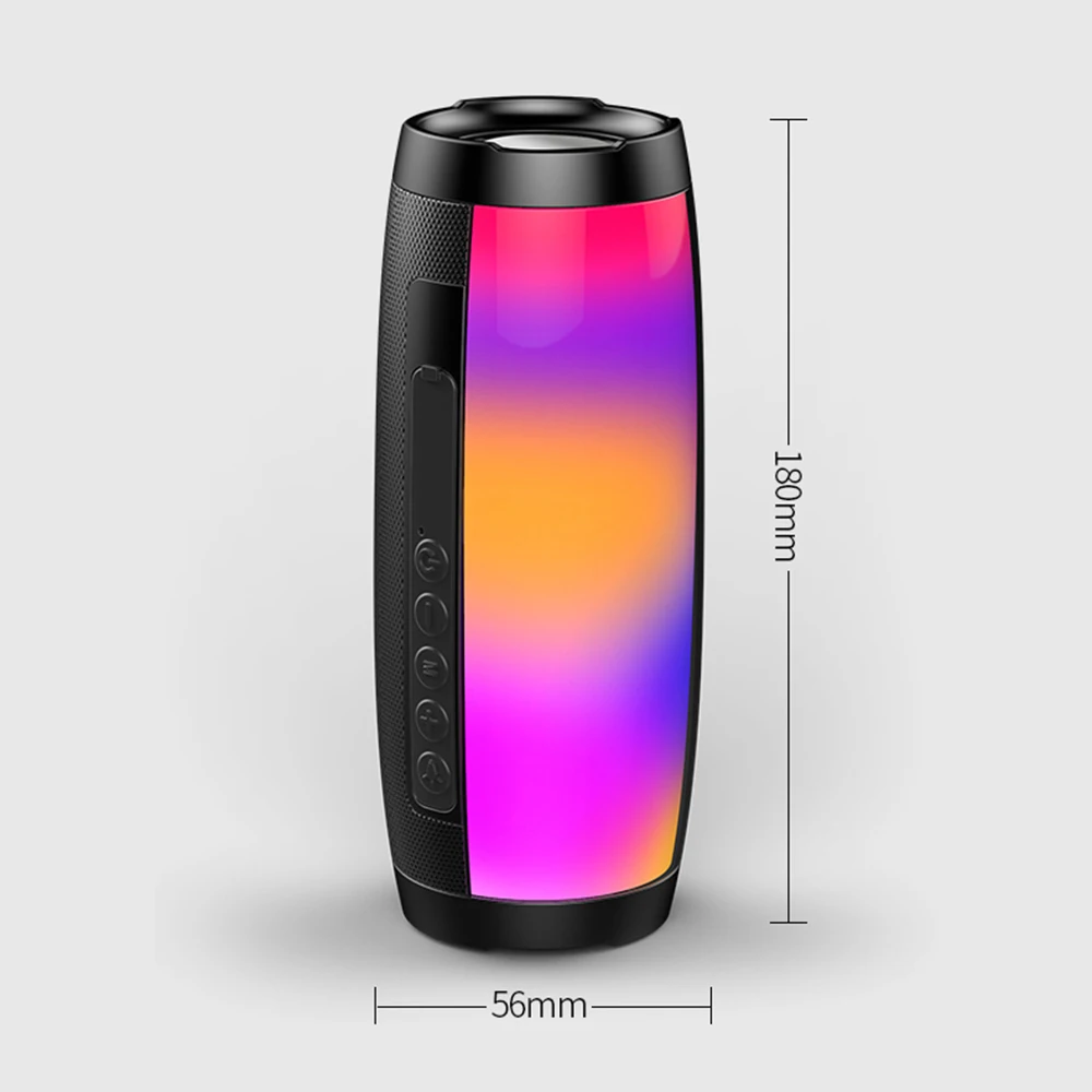 Колонка Беспроводной Bluetooth Динамик Портативный открытый светодиодный Красочные