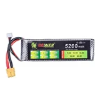 Литиевая батарея Lion Power 11,1 В 5200 мАч 35C для радиоуправляемых дронов, вертолетов, лодок, самолетов, автомобилей, 5200 мАч 3s 11,1 В, литиевая батарея 1 шт.