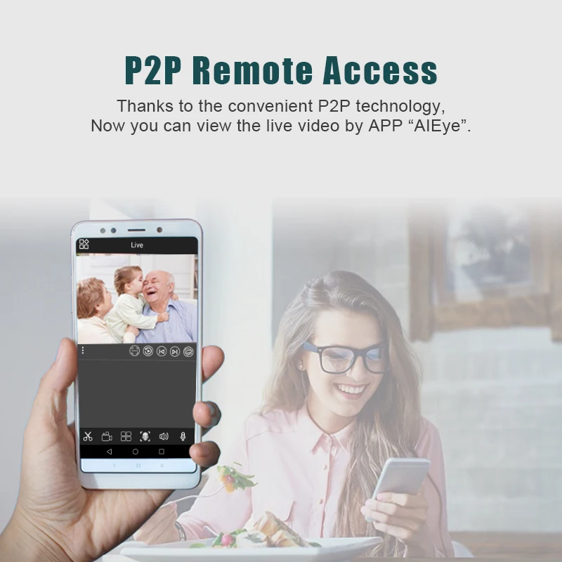 NVR 16 CH поддерживает 1080P 5MP IPC humanoid detection H.265 H.264 Onvif IP камера видео рекордер для
