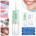 3 режима, портативный USB Перезаряжаемый стоматологический Флоссер, струйный резервуар для воды 220 мл с 41 насадками