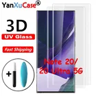 2020 Новое 3D изогнутое полное жидкое УФ закаленное стекло для Samsung Galaxy Note 20 Ультра 5G полное покрытие Защита экрана для Note20 стекло
