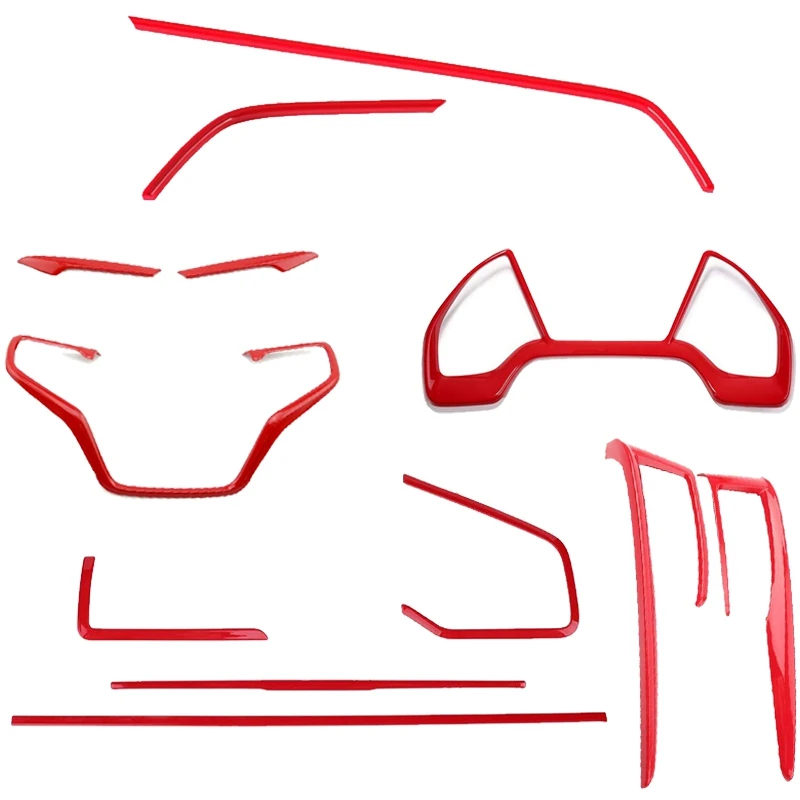 

Центральная рамка консоли, декоративная отделка, чехол на рулевое колесо, полный комплект автомобильных интерьеров для Honda 10Th Civic