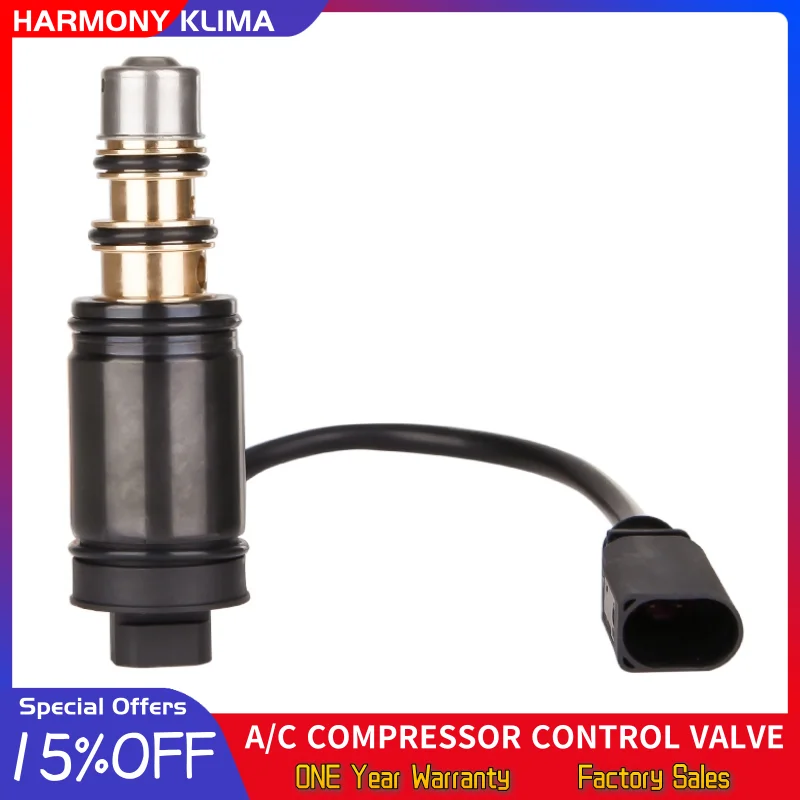 Электрический регулирующий клапан компрессора переменного тока для автомобиля
