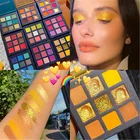 Палетка неоновых теней для век Beauty Glazed, голографическая блестящая матовые блестящие тени для век, желтые тени для макияжа