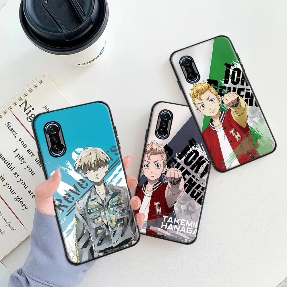 

Japan Anime Tokyo Revengers Phone Case For Xiaomi POCO X3 Pro NFC F3 GT M3 For GT F3 M3 Carcasa Soft TPU Coque Funda Back Cover