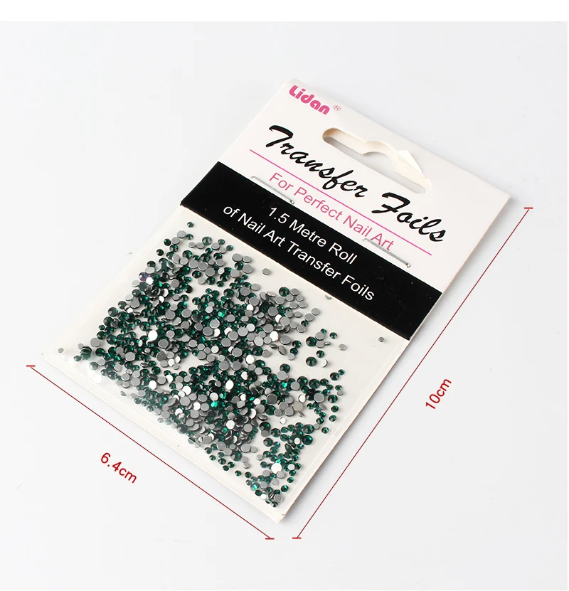 1 сумка многоразмерные стеклянные стразы для ногтей смешанные размеры украшения