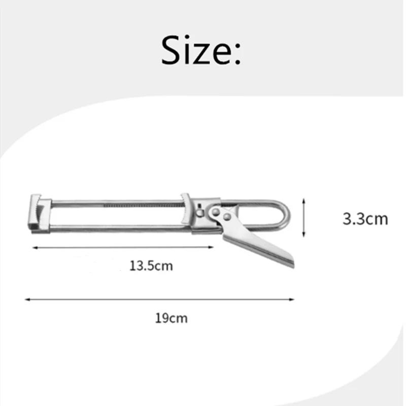 Регулируемый консервный нож из нержавеющей стали профессиональный ручной