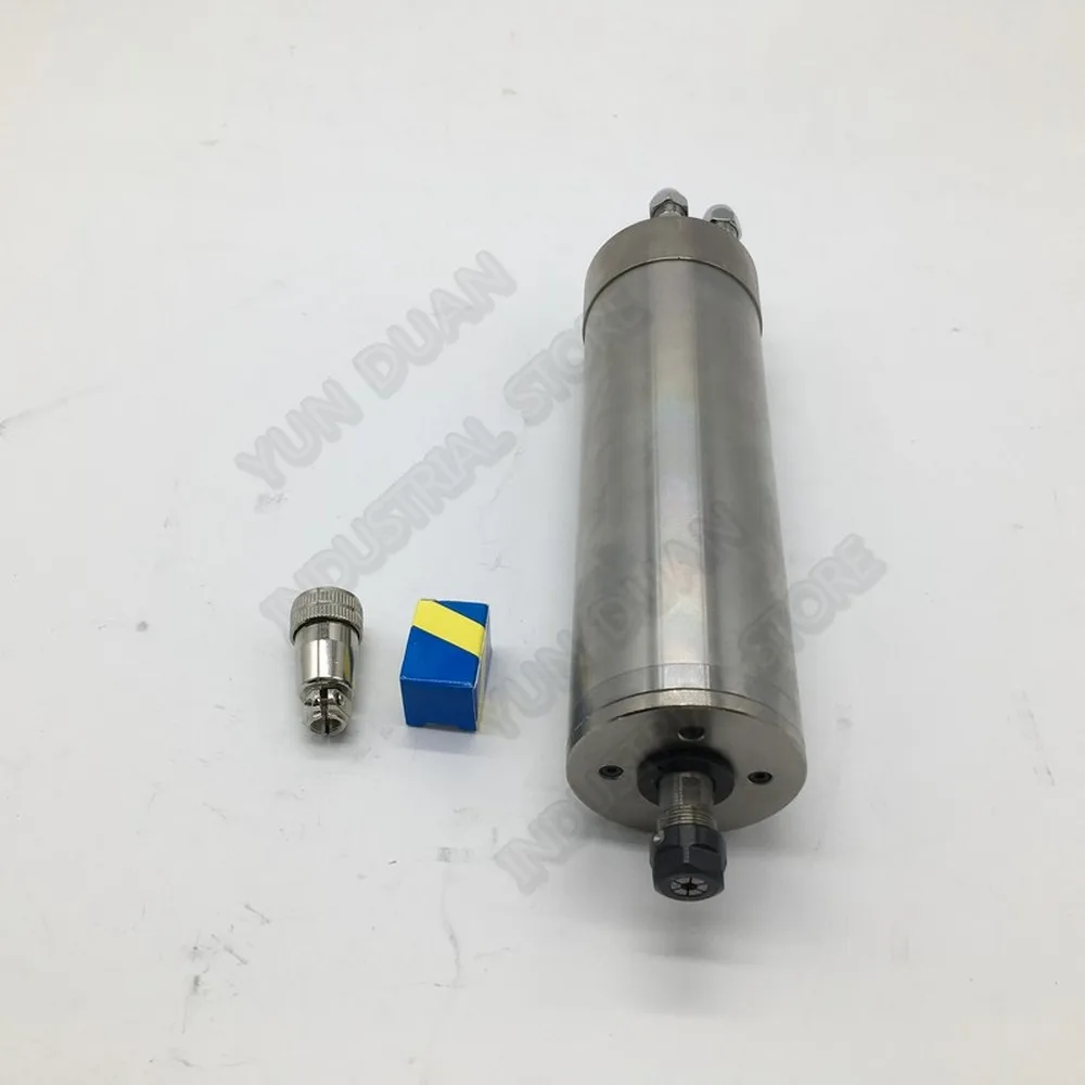 1.2KW 36000 об/мин ER11 62 мм с наружной резьбой 220V 600 Гц водяным охлаждением AC мотор