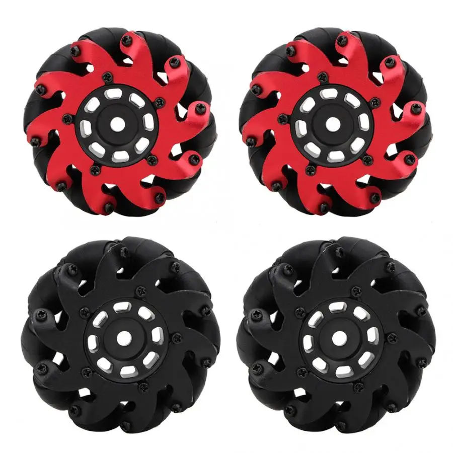 2шт 60 мм Mecanum приводные колеса всенаправленные RC автомобильные запасные Части