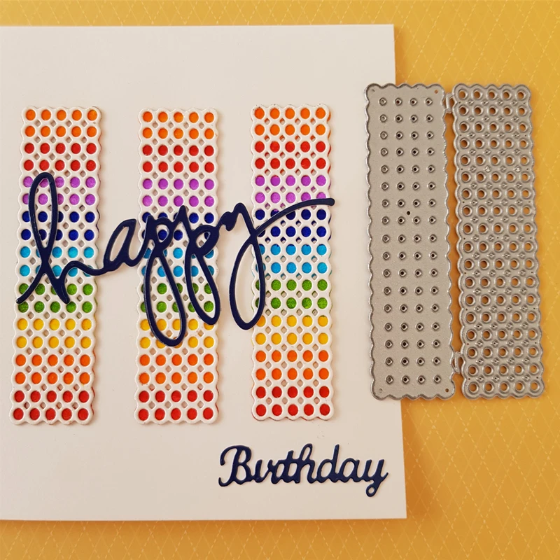 YINISE полоса покрывающая форма металла резки штампы для трафареты скрапбукинга DIY