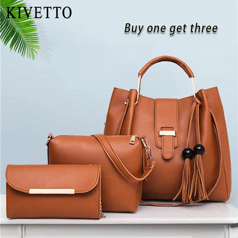 2019 одноцветная композитная сумка кожаная мессенджер мешок для девушек модная на