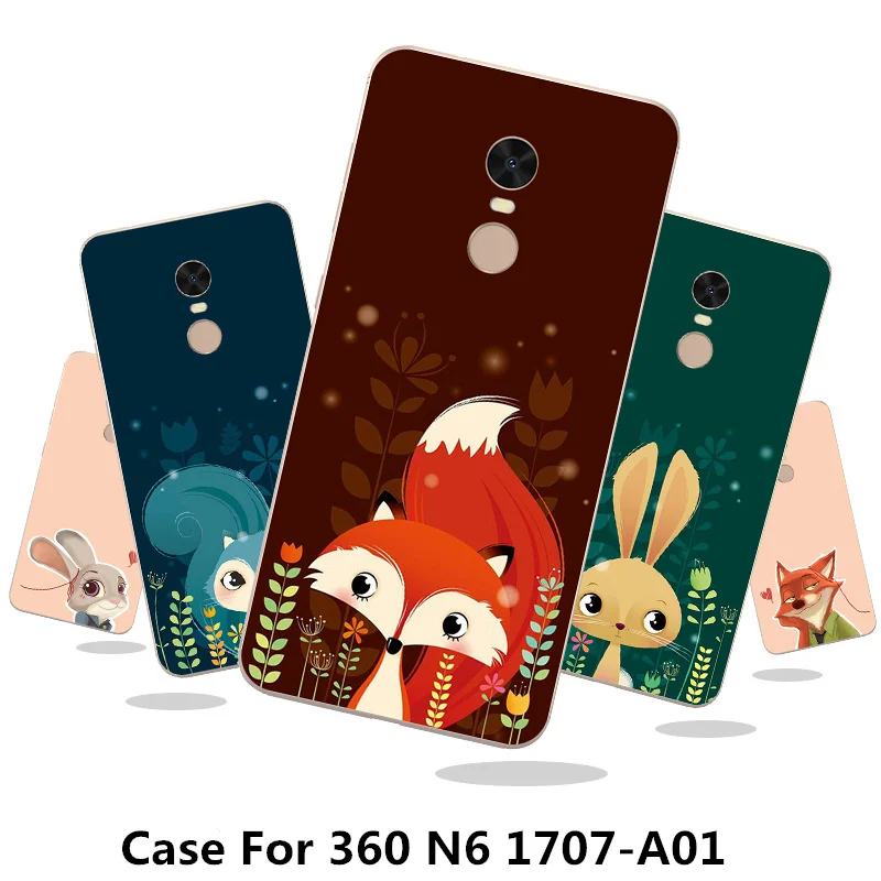 Чехол для 360 N6 1707 A01/360 N7 Pro 1809 A01 чехол из ТПУ с рисунком милый мультяшный цветной