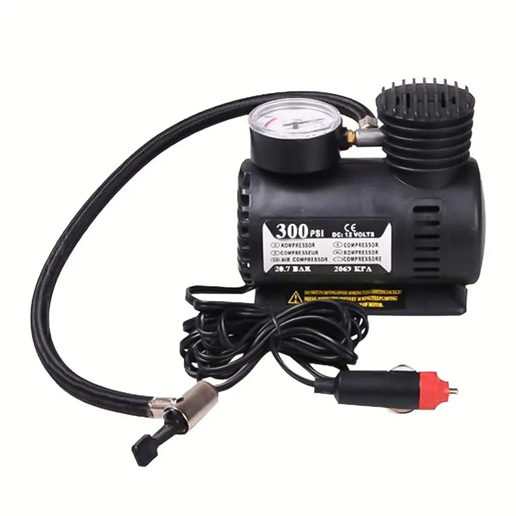 

12v Miniature Locomotive Air Pump Vehicle Tire Air Compressor Portable Vehicle Electric Small Air Pump