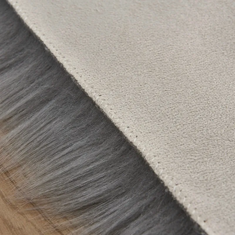 

Luxury Furry Faux Sheepskin Rug Carpets Natural Cutting for Home Living Room Soft Long Wool Sofa Chair Mat Home Decor Warm Gift