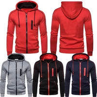 new fashion mens hooded jacket motorcycle jackets outdoor zipper hoodie top
