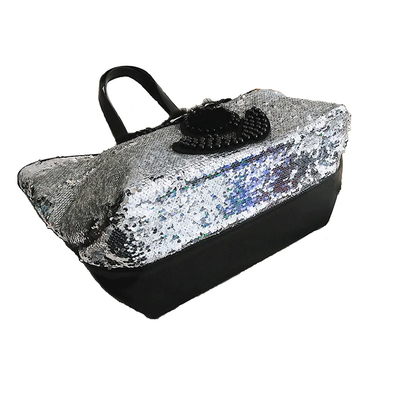 Роскошные сумки женские дизайнерские через плечо с блестками Портативная сумка