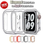 Шикарный чехол для Apple Watch, чехол для Apple Watch серии 6 SE 5 4 3 38 мм 42 мм для IWatch 40 мм 44 мм, защитный бампер для часов, роскошный чехол