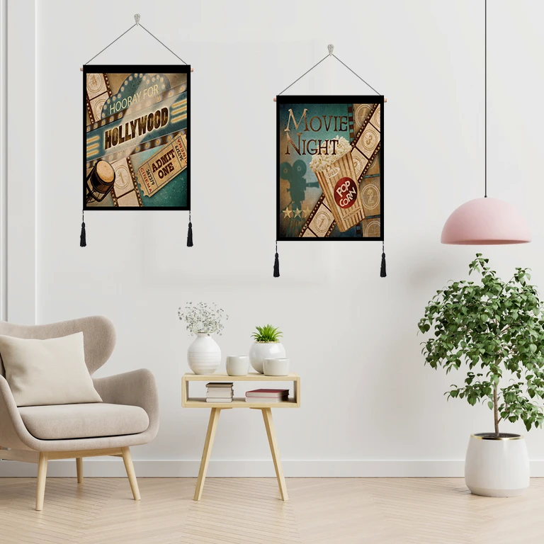 

Настенный Гобелен из полиэстера, пенька, серия картин, украшение для стен, настенный подвесной гобелен для дома, гостиной