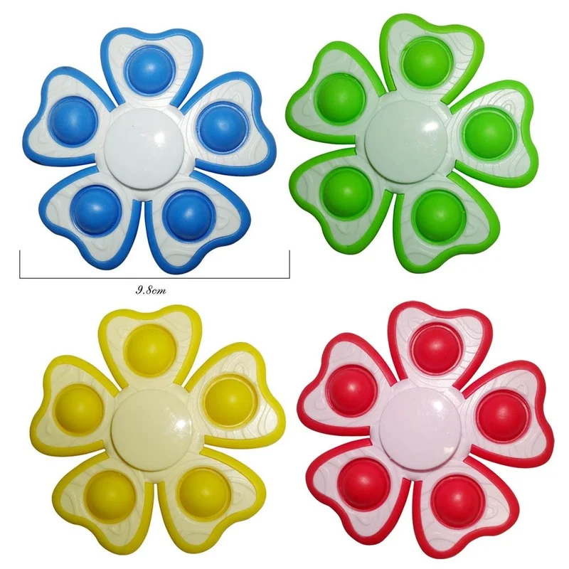 

Finger Bubble Music Keychain Decompression Vent Fingertip Spinner Bubble Music Plastic Decompression Toy