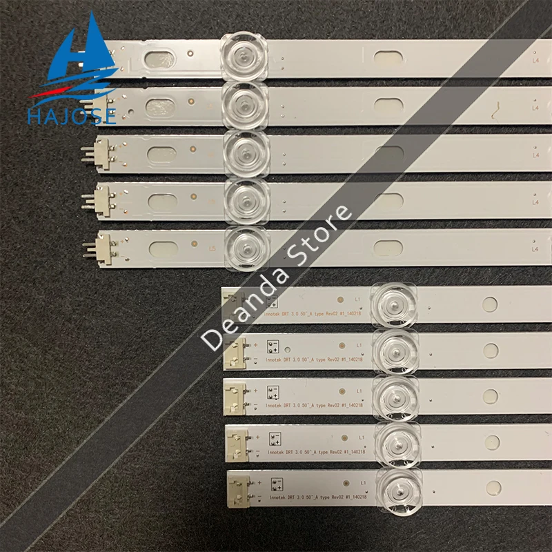 new LG 50&quot INNOTEK DRT 3.0 1027mm LED Backlight strip 9 leds A/B TYPE REV01 REV02 140218 140107 50 inch LCD Monito | Освещение