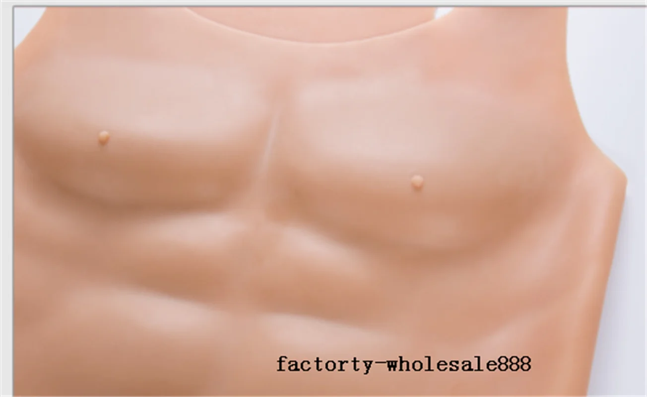 Новинка Мужская силиконовая искусственная грудь мускул хунк мышечная мышца