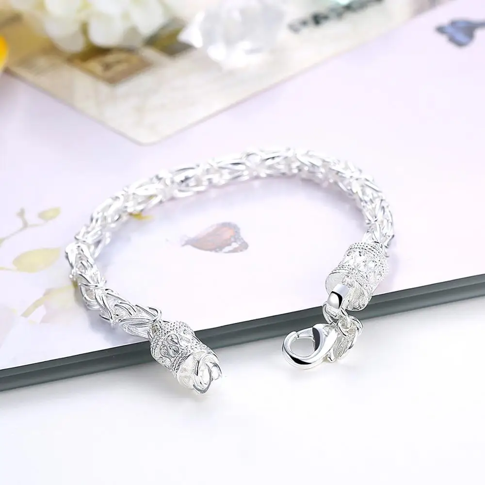 Браслет цепочка из серебра 925 пробы для женщин и мужчин|bracelets for|chain braceletbracelets for women