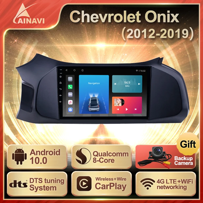 

Автомобильный радиоприемник Android 10 QLED экран для Chevrolet Onix 2012-2019 авто стерео Мультимедийный Плеер навигация GPS Carplay DTS No 2din