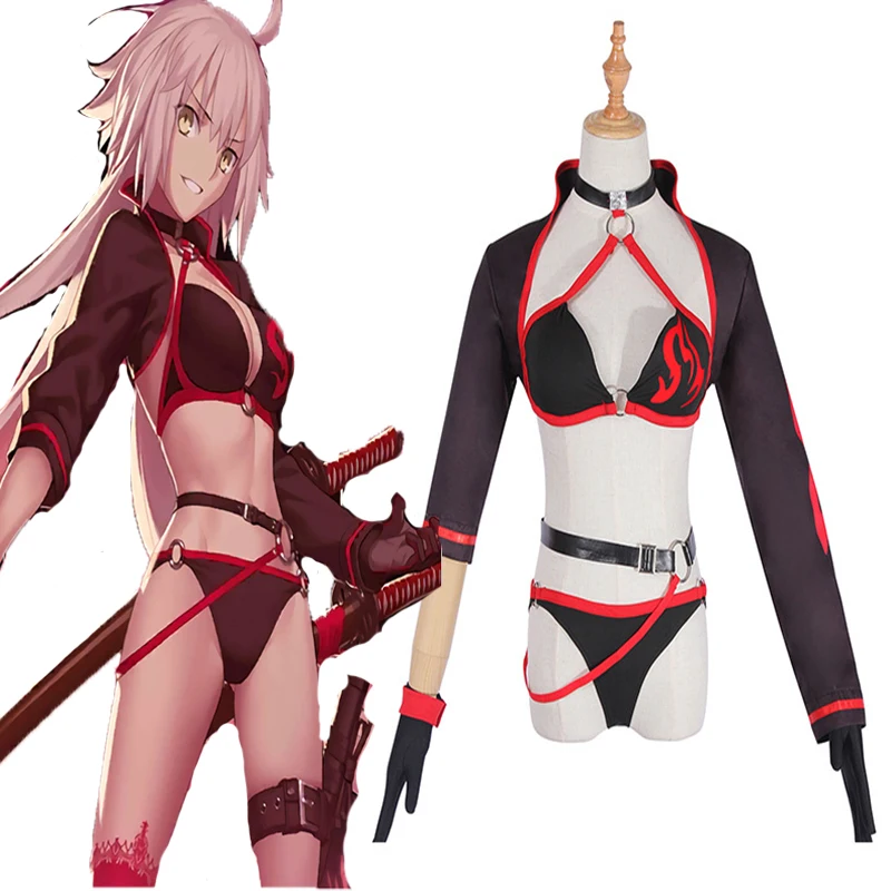 

Игра судьба Grand заказ косплей костюм Жанна д дуги перешить Косплей Saber купальник, Хэллоуин, карнавал; Вечерние женские туфли для косплея