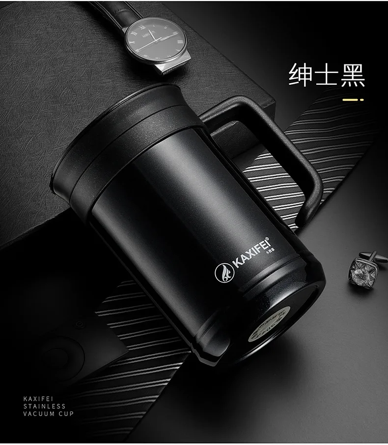 Вакуумные фляги из нержавеющей стали, бутылка-термос для чая, термос, чайная кружка, чашка, бутылка с сеточкой для заваривания чая, 500 мл, Термокружка, Термокружка