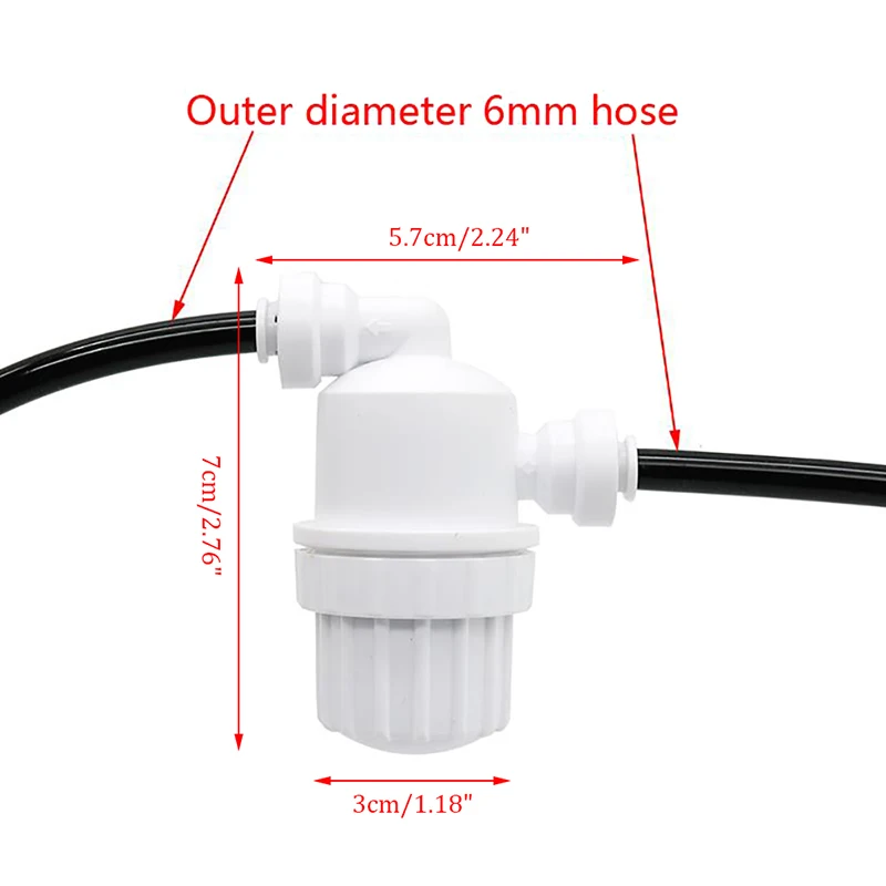 

1pc Water Filter Garden Water Filter Quick Access Micro-filter Purifier Front Mesh Connector 1/4" Outside Diameter 6-7mm Hose