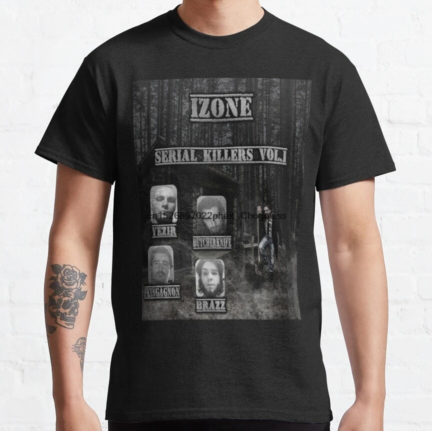 Мужские футболки I Zone серийные убийцы Vol 1 Обложка альбома Женская Мужская
